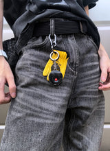 Glove Keychain with Tape Measure