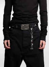 Natural Stone Beaded Metal Pants Chain