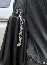 Natural Stone Beaded Metal Pants Chain