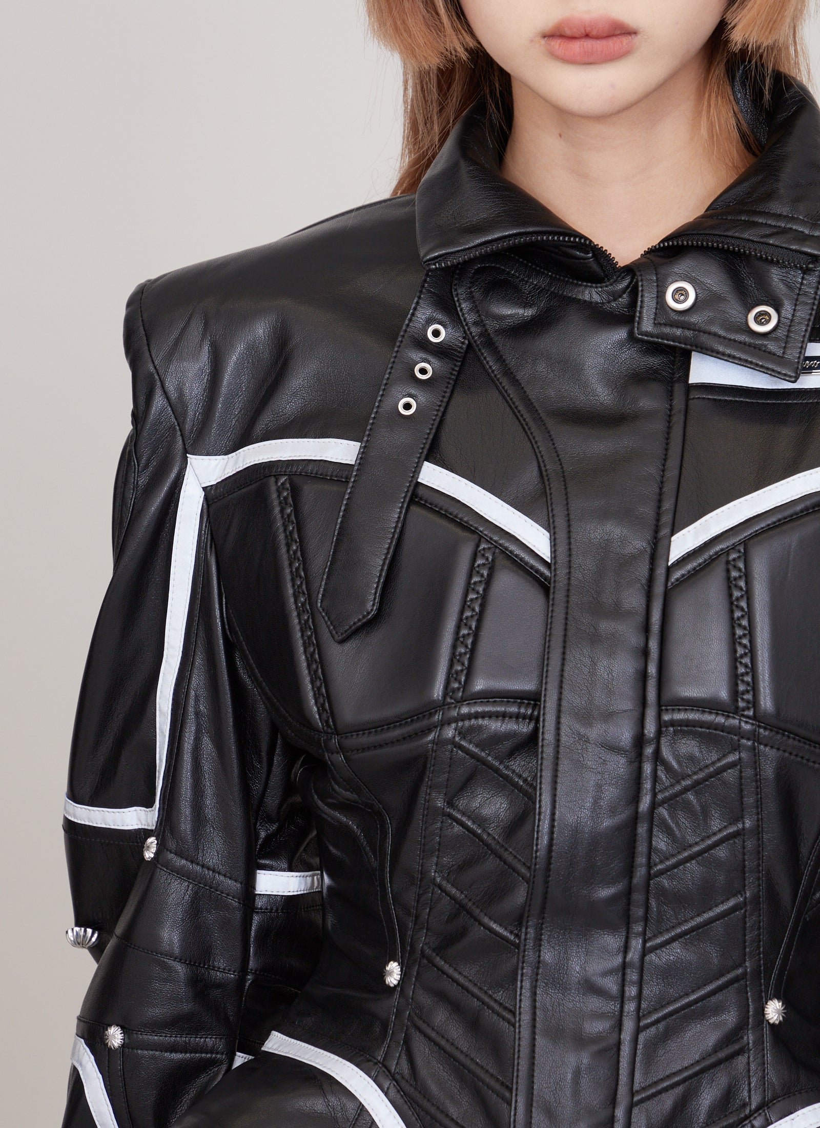 【破格/極美品】OUAT 006 BLACK MOTORCYCLE COAT 破格/極美品】OUAT 006 BLACK MOTORCYCLE COAT