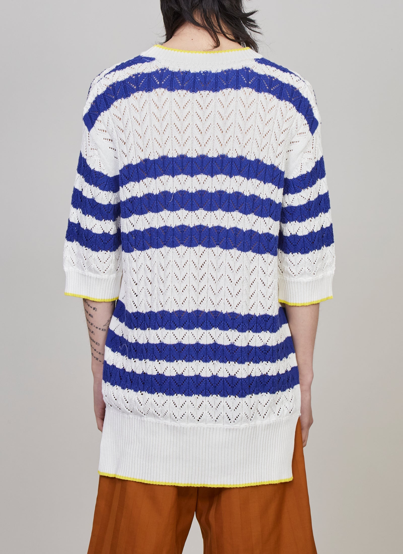 トップス 23SS EGONLAB BUNNY KNIT TEE 23SS EGONLAB BUNNY KNIT TEE メンズ