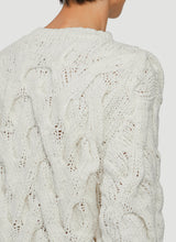 Chunky cable knit oversized jumper