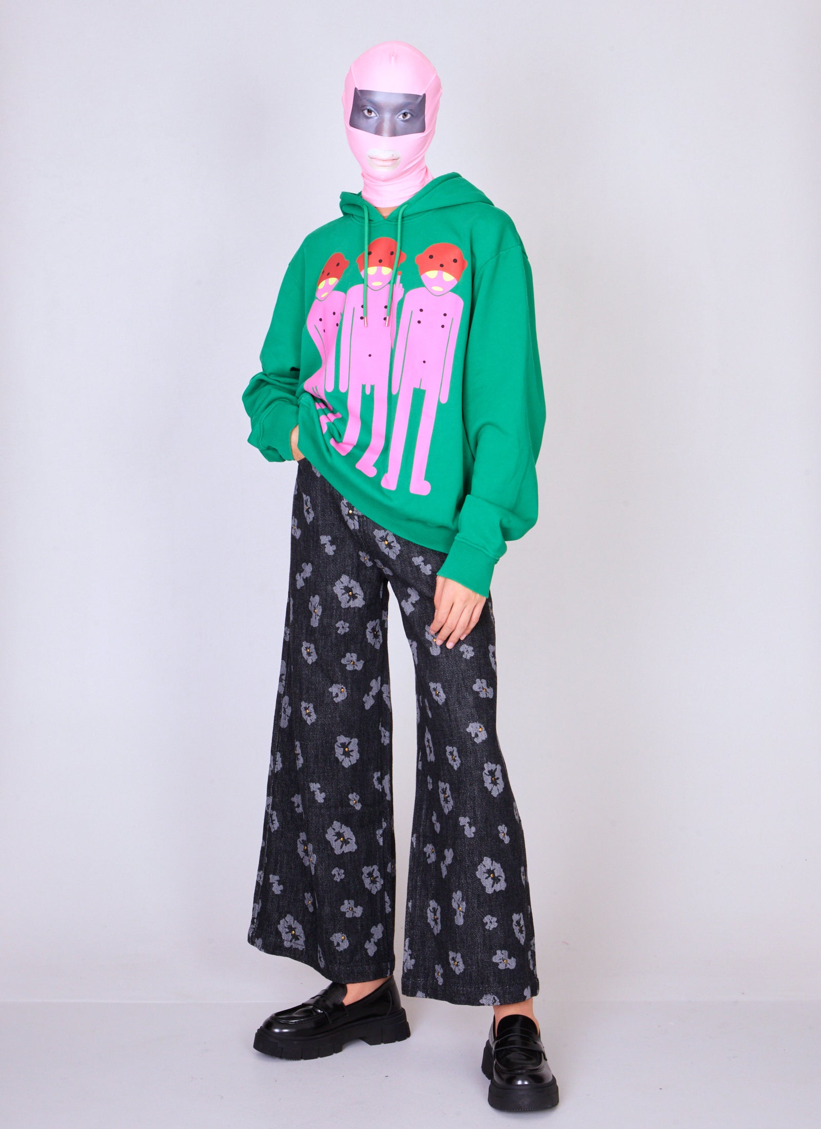 Walter Van Beirendonck　パーカー　グレー　エイリアン Aliens Oversized Hoody – HITCHHIKER
